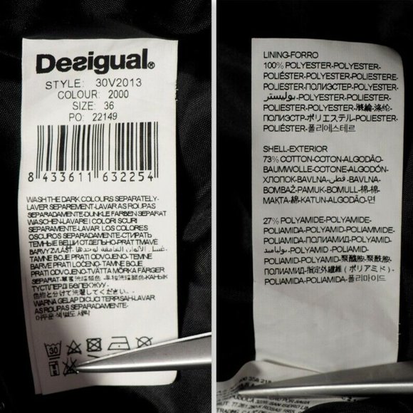 DESIGUAL formal dress Sz 36 eu ( S to M ) Sheath Sleeveless STAR DESIGNER PARTY - Picture 15 of 16